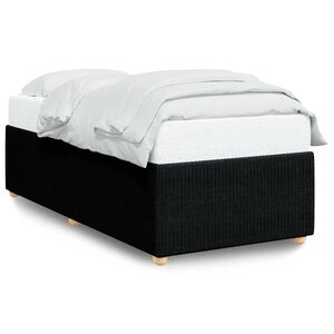 vidaXL Cadru de pat fără saltea țesătură neagră 80x200 cm
