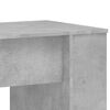 vidaXL Birou, gri beton, 140x50x75 cm, lemn compozit