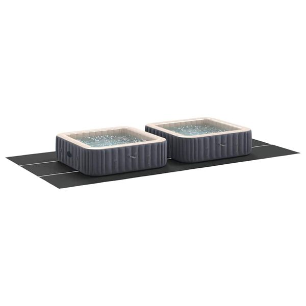 vidaXL Folie pentru Bază de Piscină Altele Negru 750 x 372 cm