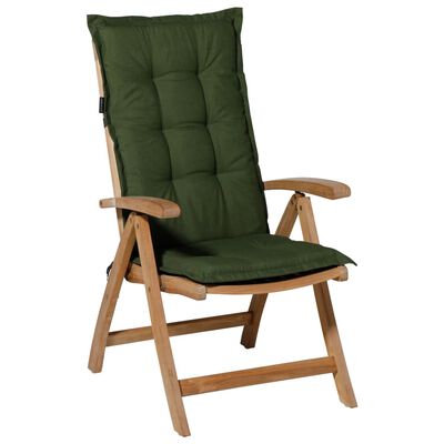 Madison Pernă de scaun cu spătar mic Panama, verde, 105x50 cm