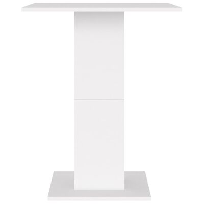 vidaXL Masă de bistro, alb, 60 x 60 x 75 cm, PAL