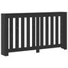 vidaXL Capac pentru radiator Stejar Negru 149 x 20 x 82 cm