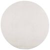 vidaXL Covor IZA aspect scandinav, cu fire scurte, crem, &Oslash; 160 cm