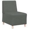 vidaXL Canapea Scaun fără brațe, gri &icirc;nchis, 55 cm, material textil
