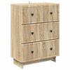 vidaXL Dulap cu sertare Stejar Sonoma 66 x 34,5 x 90 cm Lemn prelucrat