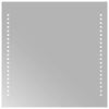 vidaXL Oglindă de baie cu LED, 40x40 cm