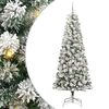 vidaXL Brad de Crăciun artificial cu ramuri articulare 210 cm