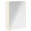 vidaXL Dulap cu oglindă pentru baie Alb 53,5 x 15,5 x 70 cm