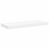 vidaXL Rafturi de perete suspendate, 4 buc., alb, 60x23,5x3,8 cm, MDF