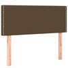 vidaXL Tăblie de pat, maro &icirc;nchis, 100x5x78/88 cm, textil