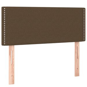 vidaXL Tăblie de pat, maro &icirc;nchis, 100x5x78/88 cm, textil