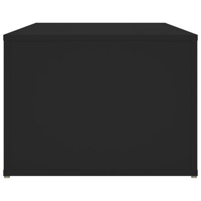 vidaXL Măsuță de cafea, negru, 100x50x36 cm, lemn prelucrat