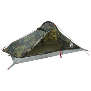 vidaXL Cort de backpacking 4 persoană Camuflaj