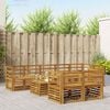 vidaXL Seturi de canapele 9 pcs natural Lemn Solid de Acacia