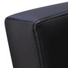 vidaXL Fotoliu TV, negru, piele ecologică