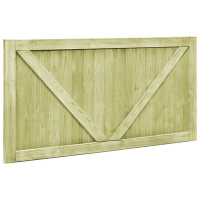 vidaXL Porți de grădină, 2 buc., 300 x 75 cm, lemn de pin tratat