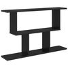 vidaXL Raft de perete Stejar Negru 80 x 15 x 50,5 cm Lemn prelucrat