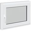 vidaXL Fereastră pentru subsol RISOR 80 x 60 cm PVC și Sticlă Antracit