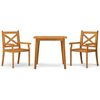 vidaXL Set mobilier de grădină, 3 piese, lemn masiv de acacia