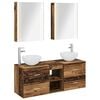 vidaXL Set de mobilier pentru baie 5 pcs Lemn vechi
