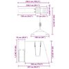 vidaXL Set de joacă pentru exterior, lemn de pin impregnat