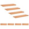 vidaXL Trepte de scară 8 buc. 100 x 25 x 2 cm Vopsea Lemn de fag masiv