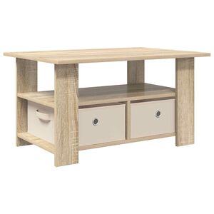 vidaXL Masă de cafea Stejar Sonoma 77 x 55 x 42 cm Lemn compozit