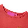 Tricou de copii cu mâneci lungi, roșu ars, 140