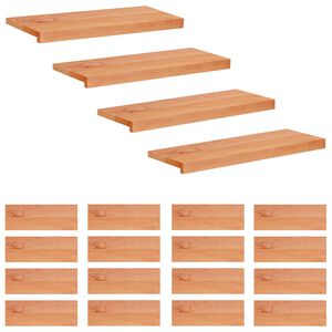 vidaXL Trepte de scară 20 buc. 80 x 30 x 2 cm Vopsea Lemn de fag masiv