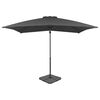 vidaXL Umbrelă de soare de grădină, bază portabilă, antracit