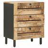 vidaXL Noptieră natural 50 x 33 x 62 cm Lemn de mango solid