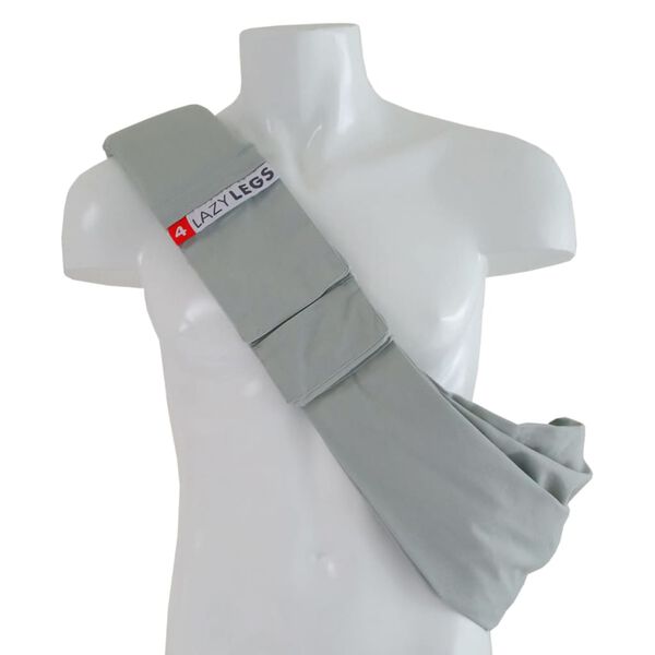 4Lazylegs Transport animale de companie Pocket Canvas, gri p&acirc;nză 15 kg