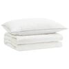 vidaXL Set de pilote din puf de g&acirc;scă 90% FULDA 2 buc. 135 x 200 cm
