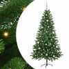 vidaXL Brad de Crăciun cu 150 LED cu suport Verde 150 cm PE