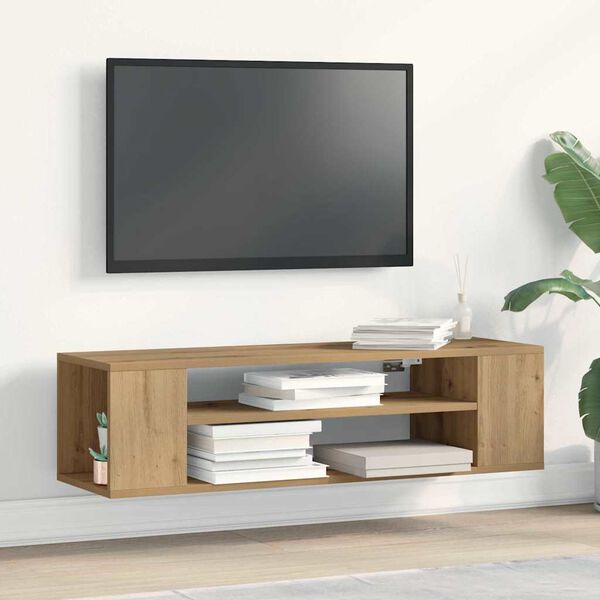 vidaXL Cabinet TV artisian oak 100 x 30 x 26,5 cm Lemn compozit