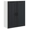 vidaXL Dulap de perete LUCCA Negru 80 x 31 x 100 cm Lemn prelucrat