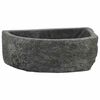 vidaXL Chiuvetă de perete Neregulat Gri 45 x 35 x 15 cm Piatra de r&acirc;u