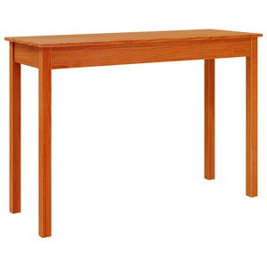 vidaXL Masă consolă, maro miere, 110x40x75 cm, lemn masiv de pin