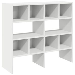 vidaXL Rafturi pantofi 2 buc stivuibile alb 89,5x30x40 cm