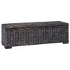 vidaXL Cutie de depozitare Negru 110 x 35 x 45 cm