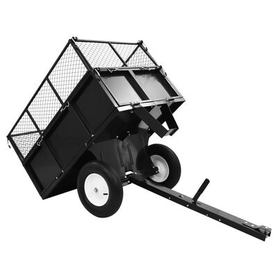 vidaXL Remorcă basculantă mașină de tuns iarba, încărcătură 300 kg