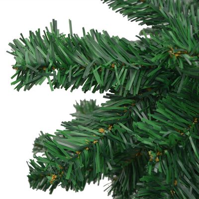vidaXL Brad de Crăciun artificial pre-iluminat, verde, 240 cm, L