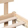 vidaXL Cadru de pat cu headboard Maro 80 x 200 cm Lemn masiv de pin