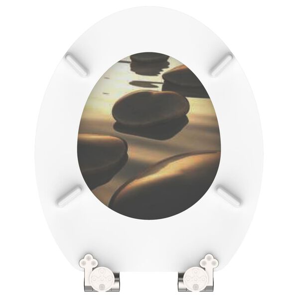 SCH&Uuml;TTE Scaun de toaletă cu &icirc;nchidere silențioasă &bdquo;SEA STONE&rdquo;