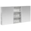 vidaXL Set dulap baie 3 buc. 140 x 14,5 x 70 cm Lemn prelucrat