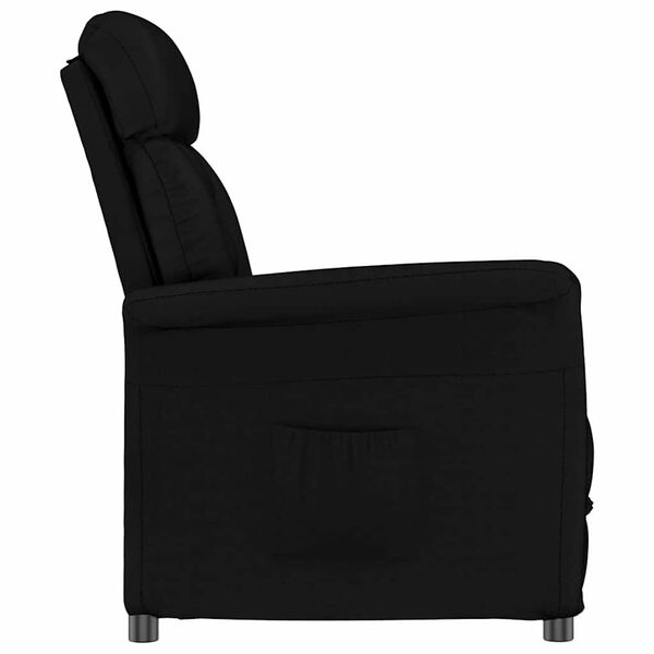 vidaXL Scaun Recliner Negru Negru 70.5 x 96.5 x 95 cm