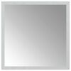 vidaXL Oglindă de baie cu LED Transparent 30 x 30 cm sticlă securizată