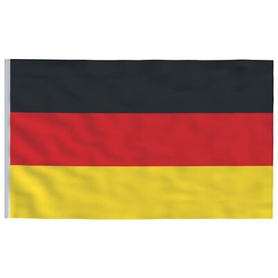 vidaXL Steag Germania și stâlp din aluminiu, 5,55 m