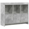vidaXL Bufet Gri Beton 98,5 x 33 x 80 cm Lemn prelucrat