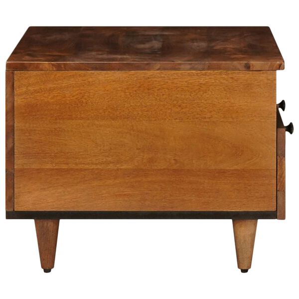 vidaXL Cabinet TV cu sertar castan 70 x 33 x 46 cm Lemn de mango solid